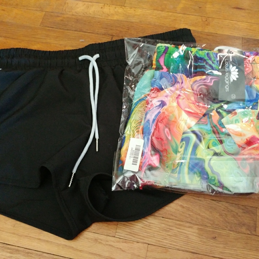 Brand new Lotus Leggings Running Shorts